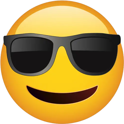  Smiling Face With Sunglasses Emoji Smiling Face With Sunglasses Png Sunglasses Emoji Transparent