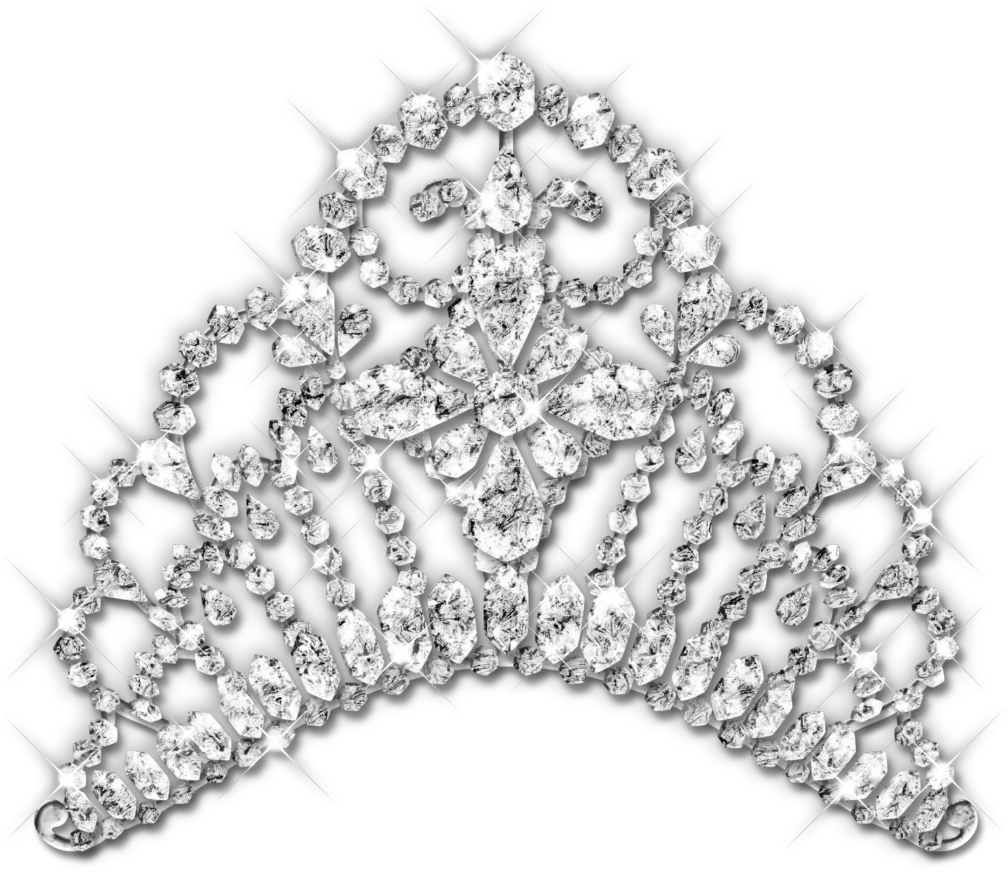  Library Of Bling Crown Banner Png Files Diamond Tiara Clip Art Bling Png