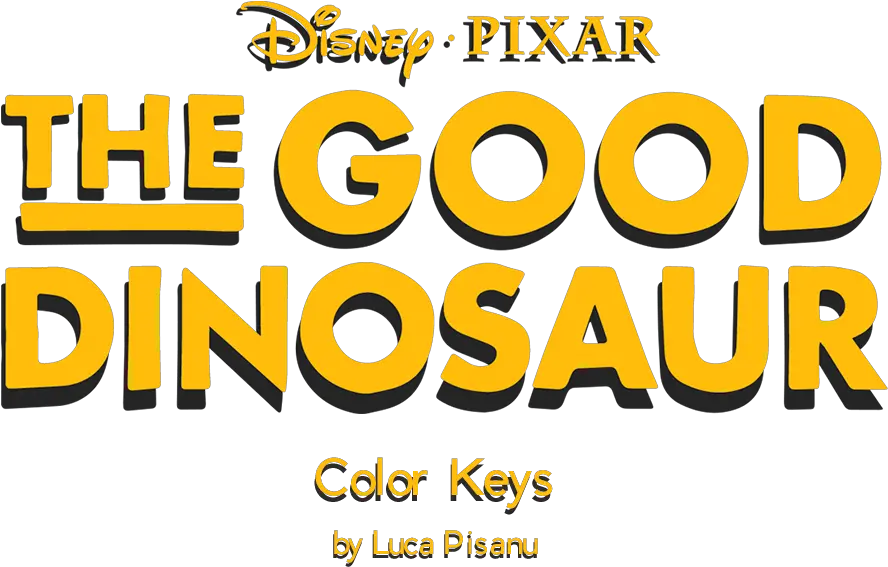  The Good Dinosaur Color Keys On Behance Good Dinosaur Logo Transparent Png Pixar Logo Png