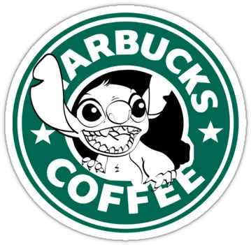  Stitch Rip Happy Png Image Of Starbucks Logo