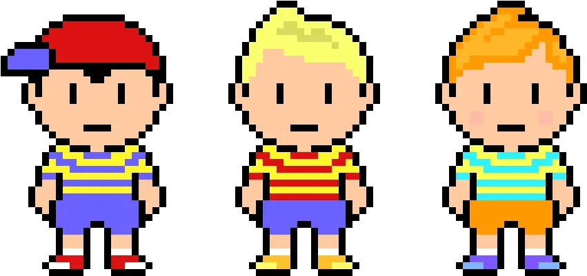  Ness Lucas And Claus Pixel Art Maker Ness And Lucas Pixel Art Png Ness Png