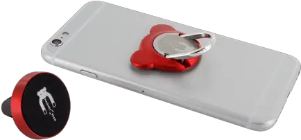  Ring Phone Holder Smartphone Png Red Phone Png