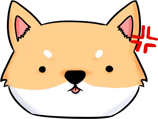  Shiba Inu Individual Stickers Draw A Shiba Inu Png Shiba Inu Png