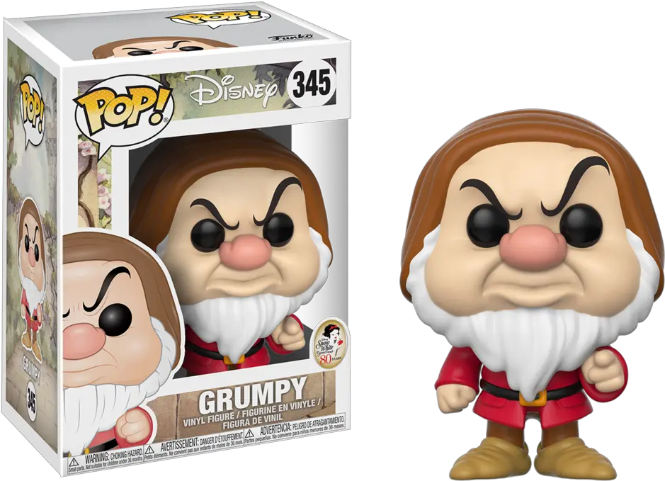  Seven Dwarfs Grumpy Pop Vinyl Figure Funko Pop Snow White Grumpy Png Grumpy Png