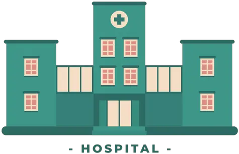  Building Hospital Flat Illustration Hospital Flat Png Hospital Png