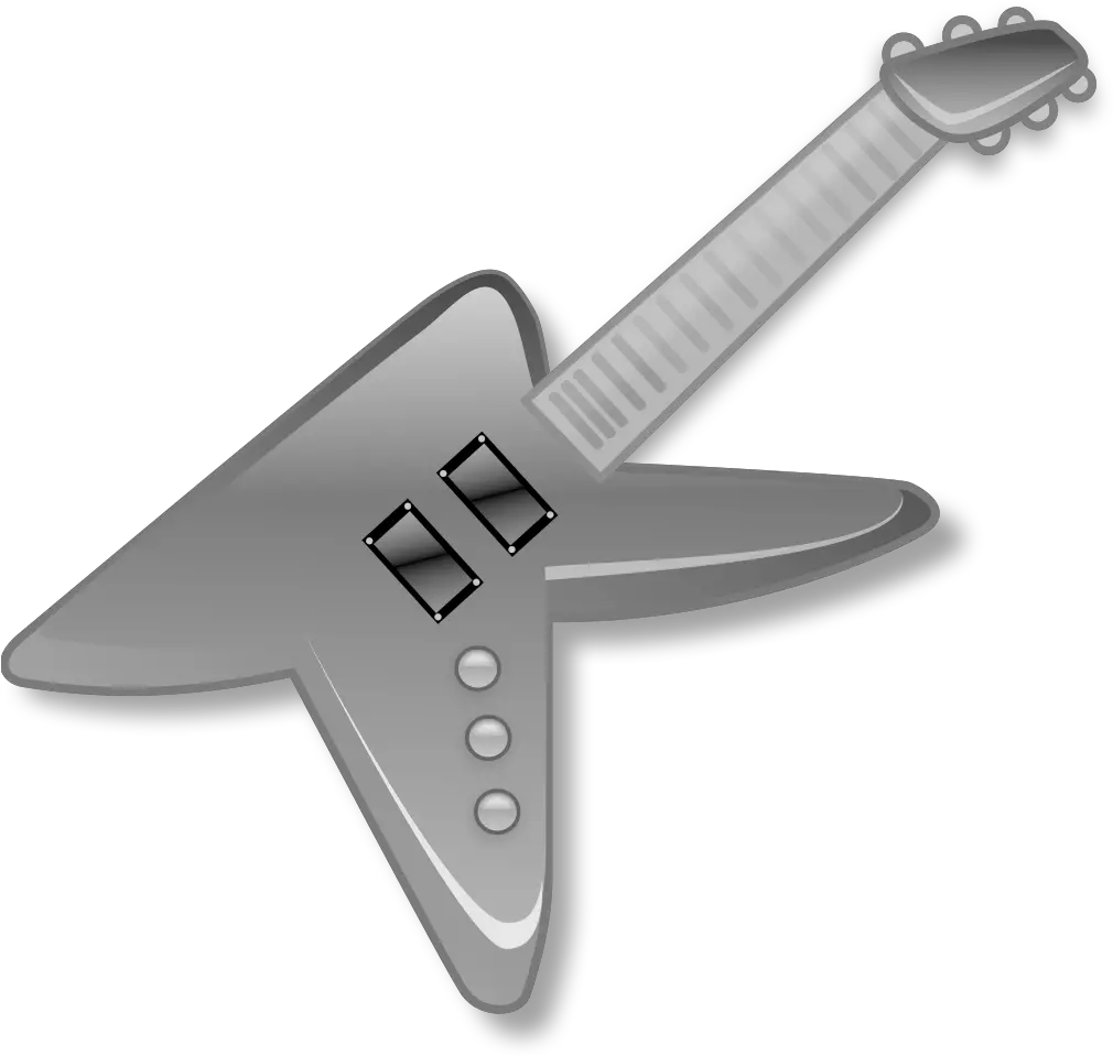  Filecrystal Clear App Kguitar Blacksvg Wikimedia Commons Png Electric Guitar Icon Cartoon