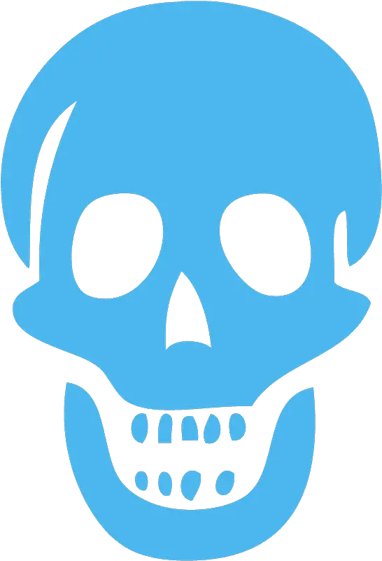  Skull Silhouette Free Vector Silhouettes Creazilla Transparent Skull Warning Sign Png Skeleton Aesthetic Icon