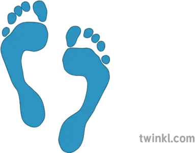  Footprints Illustration Twinkl Aas Paas Png Foot Prints Png