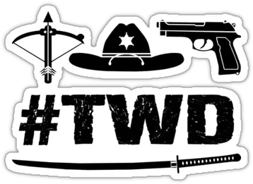  The Walking Dead Twdu0027 Sticker By Engyles In 2020 Walking Stickers De The Walking Dead Png Walking Dead Logo Png