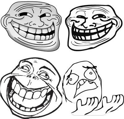  Troll Face Transparent Png Images Stickpng Troll Face Troll Face Png No Background