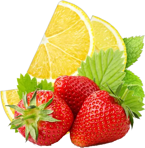  Strawberry Mint And Lemon Recipe Strawberry And Lime Png Mint Leaves Png