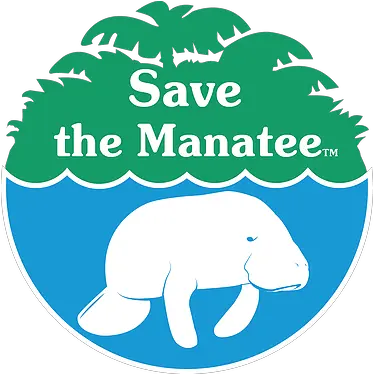  Save The Manatee Save The Manatee Logo Png Manatee Png