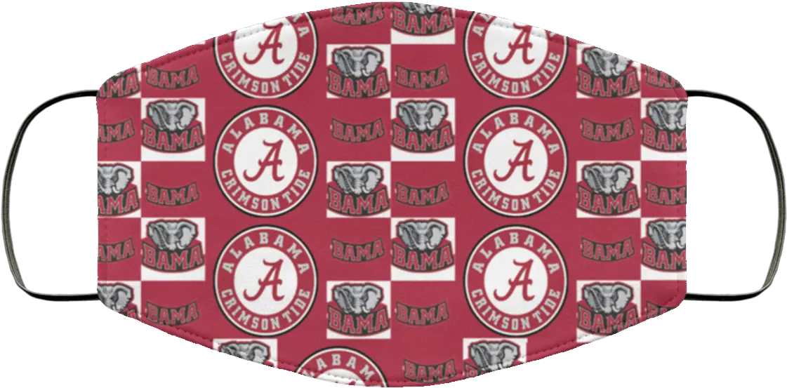  Alabama Crimson Tide Face Mask Washable Gucci Mane Real Teeth Png Roll Tide Png