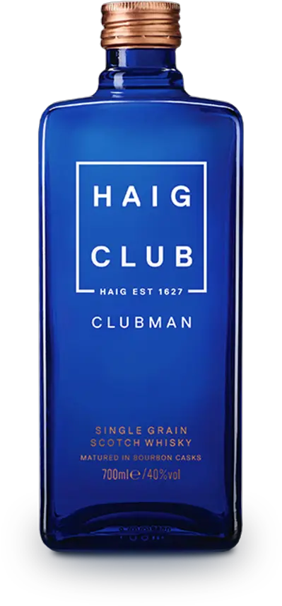  Haig Club Clubman Whiskey Beckham Png Whiskey Bottle Icon