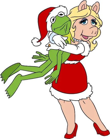  Miss Piggy Royalty Free Stock Png Files Kermit And Miss Piggy Cartoon Kermit Transparent