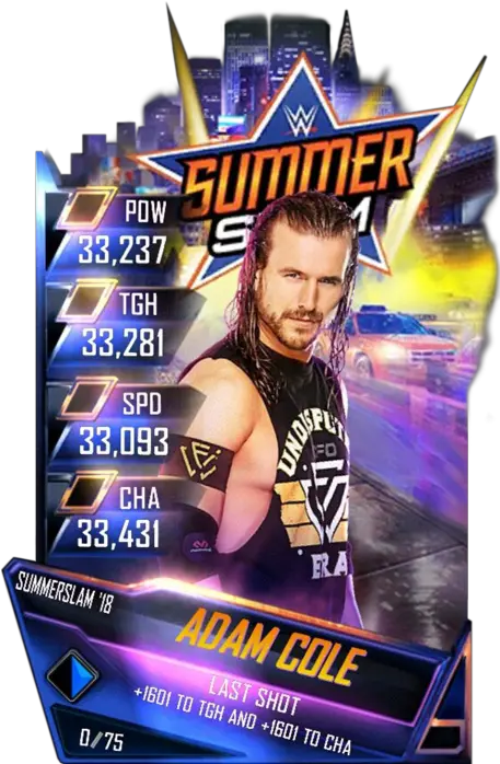  Adam Cole Shawn Michaels Wwe Supercard Png Adam Cole Png