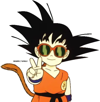  Kid Goku Cute Dragon Ball Z Goku Lunette Png Goku Transparent