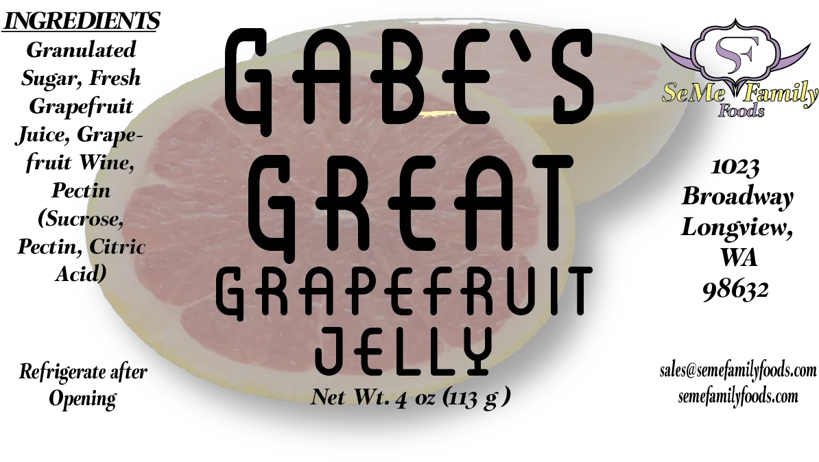  Gabes Great Grapefruit Jelly Semefamilyfoods Human Action Png Gabe The Dog Png