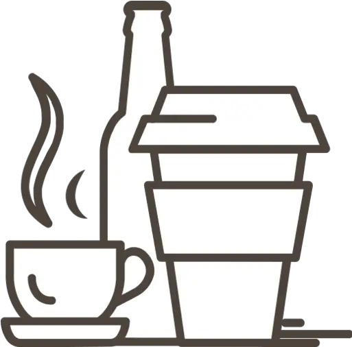  Drinks Coffe Cup Bottle Free Icon Iconiconscom Hot And Cold Coffee Icon Png Cup Line Icon