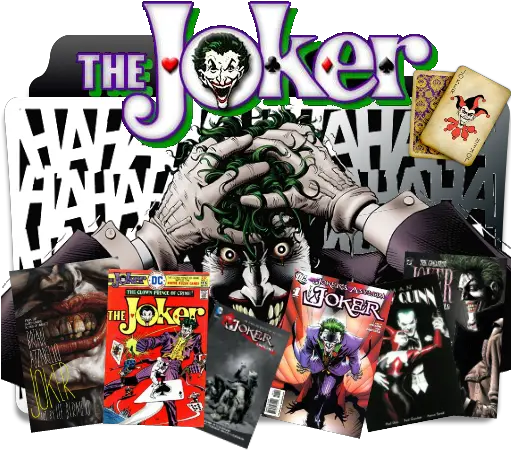  The Joker Comics Books Folder Icon By Mrtrashninja Joker Comics Png The Joker Icon