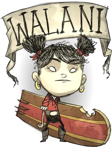  Walani Donu0027t Starve Wiki Fandom Personajes Don T Starve Png Surfer Girl Icon