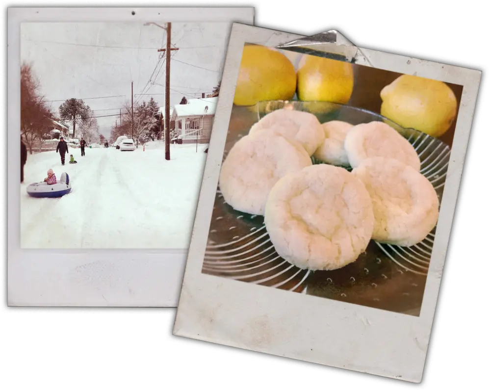  Lemon Cornmeal Cake U2013 Bushel And A Plate Cruller Png Plate Of Cookies Png