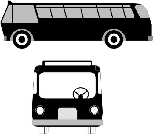  Vector Image Of Bus Symbol Public Domain Vectors Bus Clipart Front View Png Bus Shelter Icon