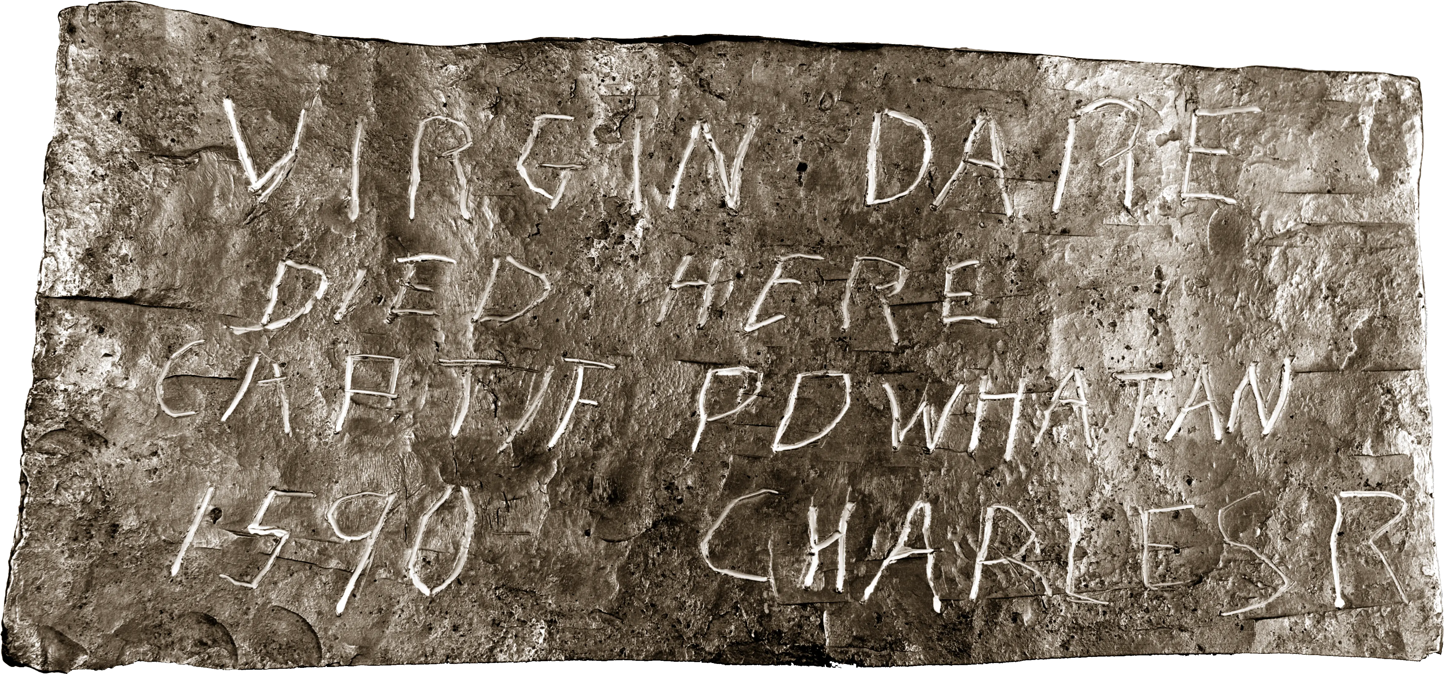  Virgina Dare Stone Croatoan The Lost Colony Of Roanoke Png Stone Png