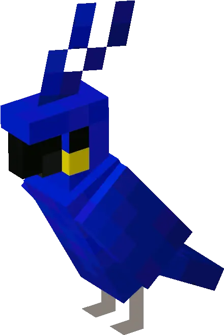  Download Hyacinth Macaw Minecraft Parrot Blue Png Image Minecraft Dancing Parrot Gif Parrot Transparent Background