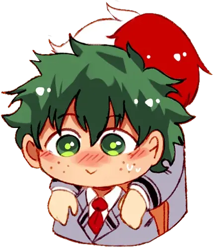  Tododeku Telegram Stickers Fictional Character Png Deku Icon