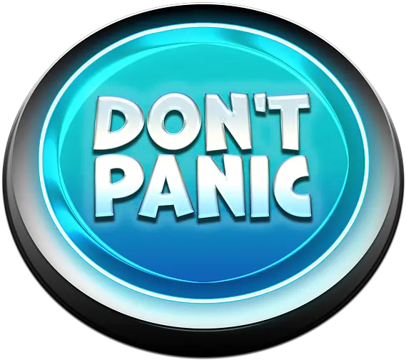  Dont Panic Button Icon Language Png Don Icon