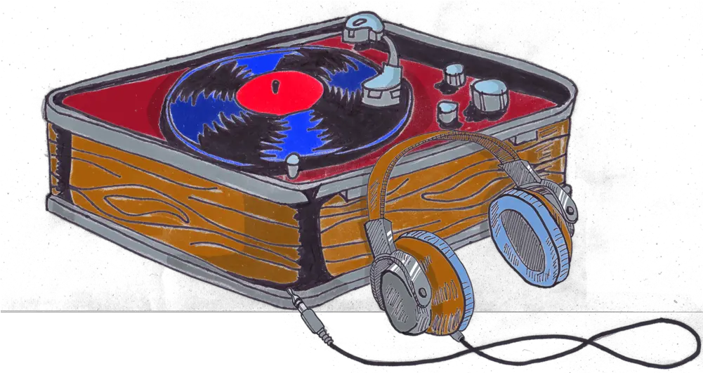  Listen Michael Lofaso Music Illustration Png Record Player Png