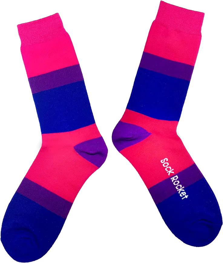  Bi Pride Socks Girly Png Bi Pride Icon