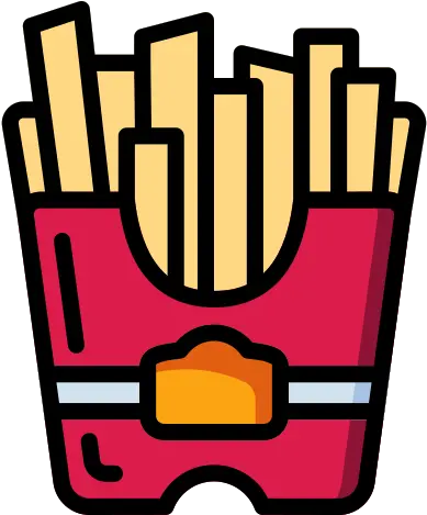  French Fries Chips Potatoes Food Fast Free Icon Language Png Fries Icon