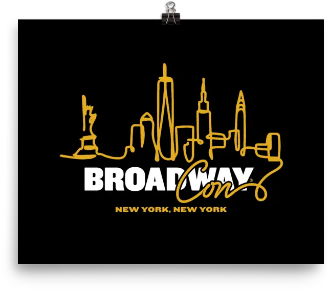  Broadwaycon Nyc Skyline Posters Horizontal Png Nyc Skyline Png