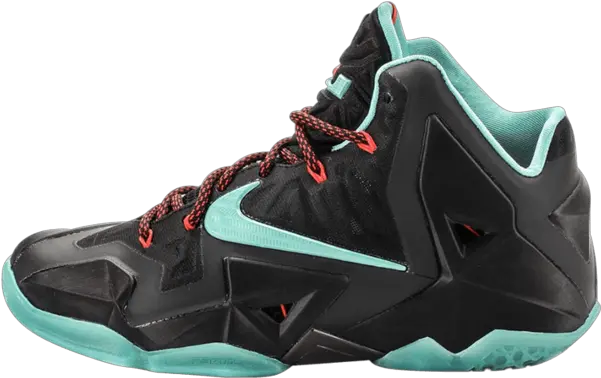  Lebron 11 Jade Basketball Shoe Png Lebron Transparent