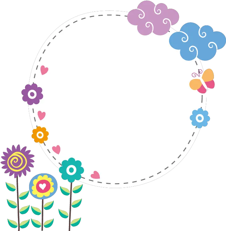  Download Border Vector Clouds Hq Image Free Png Clipart Circle Border Vector Png