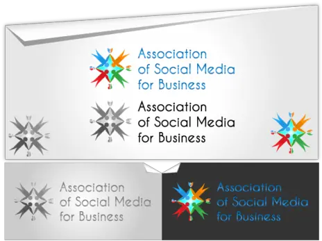  Logo For Social Media Association By Zahdum Horizontal Png Social Business Icon