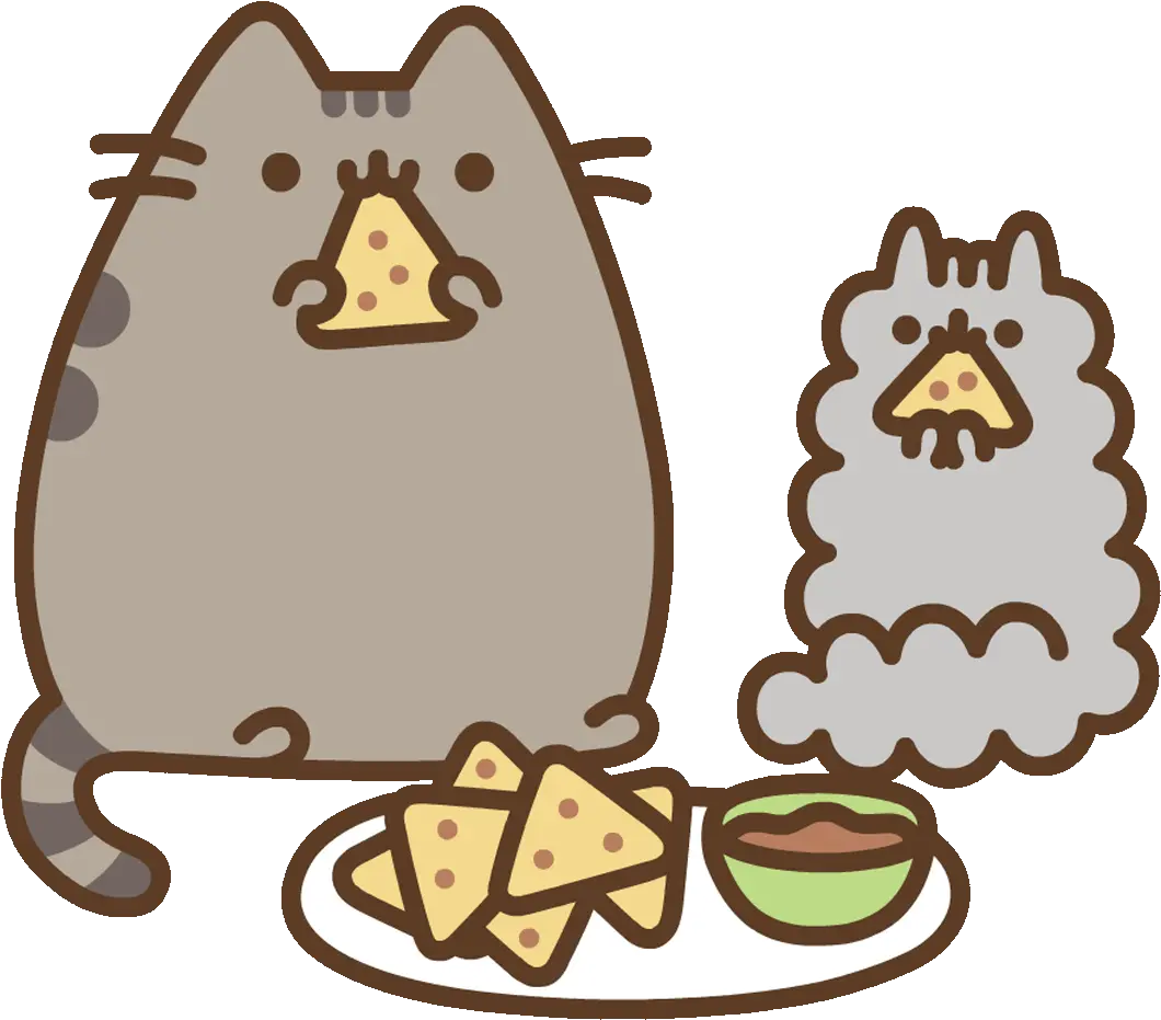  Fast Food Cat Sticker By Pusheen Transparent Gif Cute Animals Png Pusheen Transparent