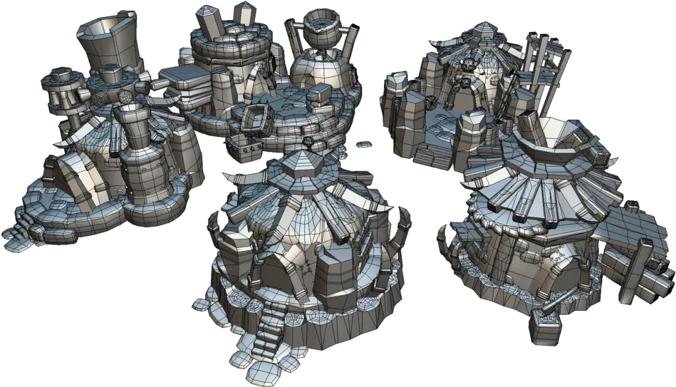  Orc Rts Building Set Proto Series Orc Fantasy Building Png Orc Icon