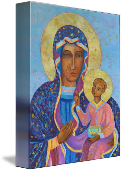  Virgin Mary And Child Black Madonna Our Prophet Png Mary Icon