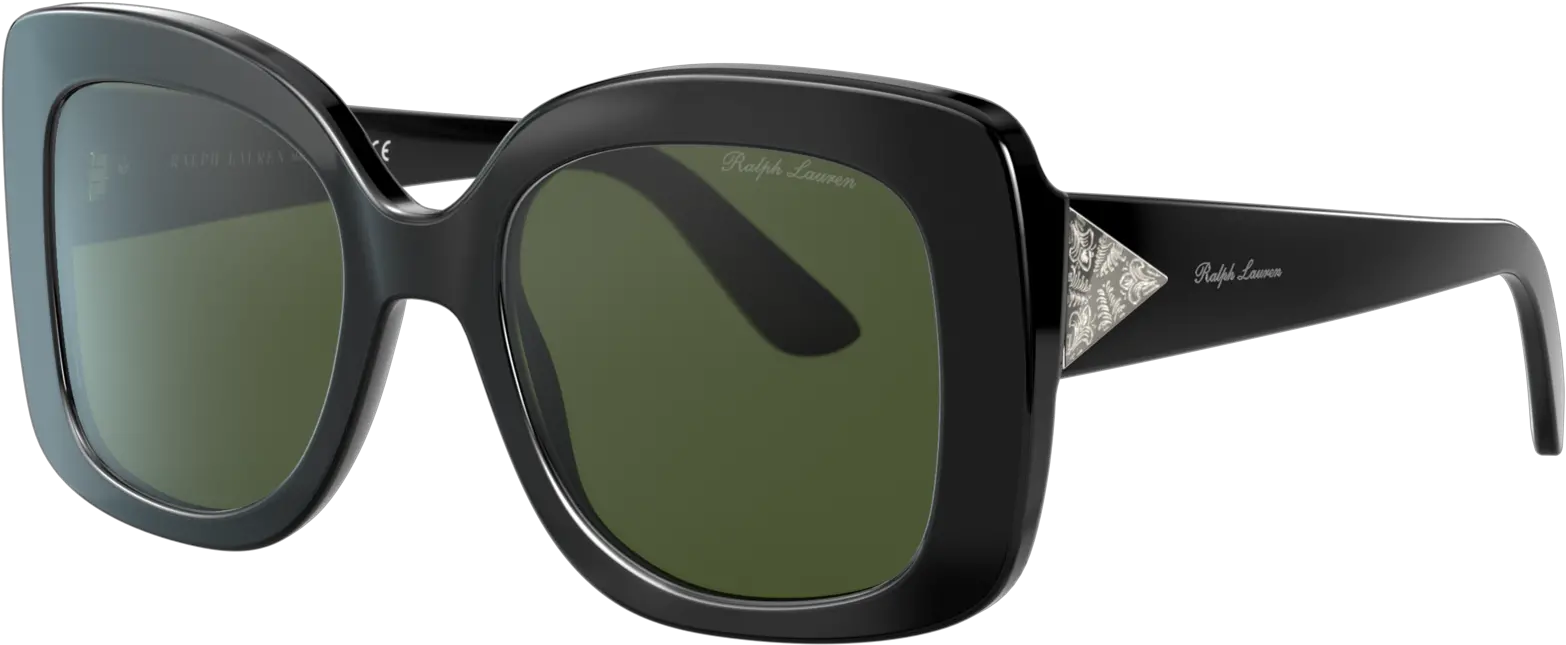  Ralph Lauren Rl8169 51 Green Black Full Rim Png Ralph Lauren Icon