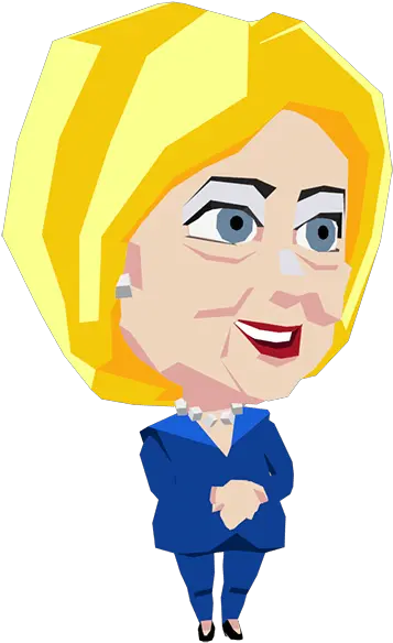  Hillary Clinton Low Poly Style Hillary Clinton Png Animated Hillary Clinton Png