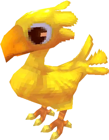  Ds Dsi Final Fantasy Iii Chocobo The Models Resource Fictional Character Png Chocobo Png