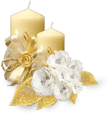  Wedding Golden Candle Transparent Png Gold Christmas Candle Png Candle Transparent Background