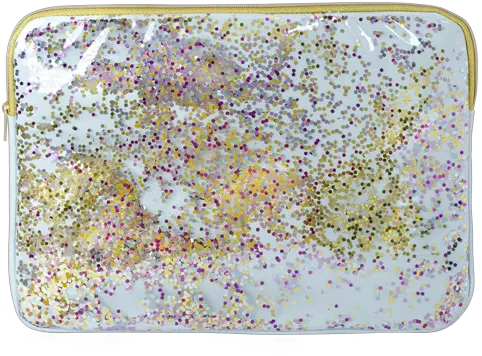  Confetti Laptop Sleeve Sparkly Png Glitter Confetti Png