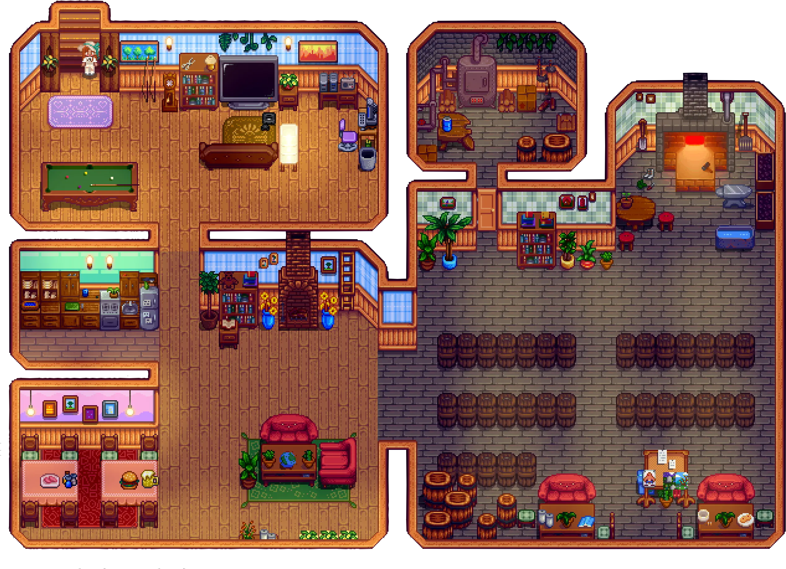  Hideaway Cellar Mods And Community Cellar Map Stardew Valley Png Stardew Valley Allow Pregnancy Icon