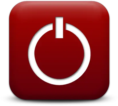  Red Power Button Icon Png Transparent Red Transparent Power Button Icon Carl Icon