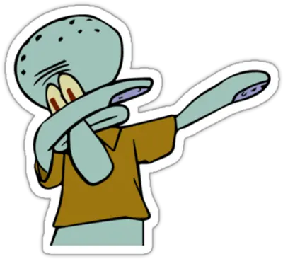  Spongebobsquarepants Squidward Png Dabbing Squidward Squidward Png