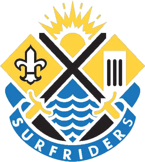  Santa Barbara Vfw Post 1649 Ucsb Surfriders Crest Png Vfw Auxiliary Logo